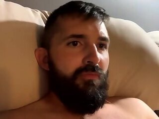 Handsome Hairy POV Sticky Cum Needs a Shower After