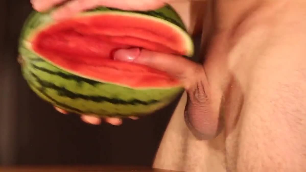 Guy Fucks A Watermelon